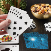 Blue Heart-kaarten Pokerkaarten (Insitu)
