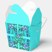 Blue Heart Moon & Wonder Blue Rozen Receptie Box Bedankdoosjes (Open)