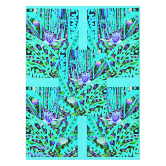 Blue Heart Moon & Wonder Blue Rozen Tafelkleed