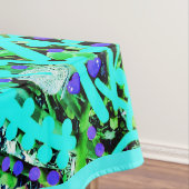 Blue Heart Moon & Wonder Blue Rozen Tafelkleed (Voorbeeld)