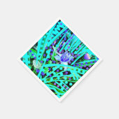 Blue Heart Moons & Wonder Blue Rozen Receptie Servet (Hoek)