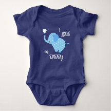 Blue Heart Pattern Elephant