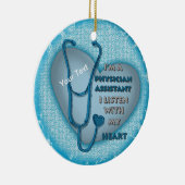 Blue Heart Physician Assistant ornament (Rechts)