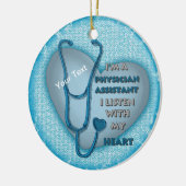 Blue Heart Physician Assistant ornament (Links)