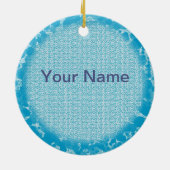 Blue Heart Physician Assistant ornament (Achterkant)