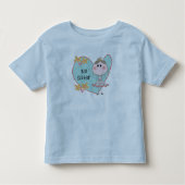 Blue Heart Princess Big Sister Kinder Shirts (Voorkant)