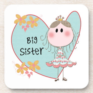 Blue Heart Princess Big Sister Onderzetter