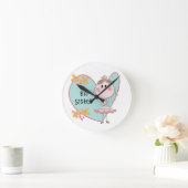 Blue Heart Princess Big Sister Ronde Klok (Huis)