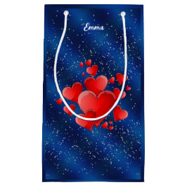 Blue heart romantic wallpaper klein cadeauzakje