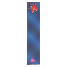 Blue heart romantic wallpaper korte tafelloper