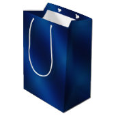 Blue heart  romantic wallpaper medium cadeauzakje (Achterkant Gekanteld)