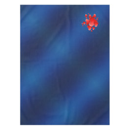 Blue heart romantic wallpaper tafelkleed