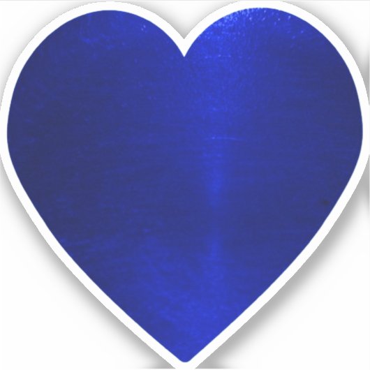 Blue Heart Sticker (Voorkant)