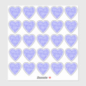 Blue Heart Stickers (Vel)