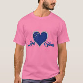 Blue Heart Unisex T-shirt (Voorkant)