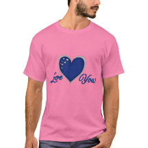 Blue Heart Unisex T-shirt