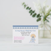 Blue Hearts Child Care Visitekaartje (Staand voorkant)