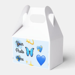 Blue Hearts - Create Your Own (CYO) - Favor Doos  Bedankdoosjes