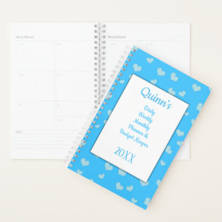 Blue Hearts Dagelijks Budget Planner