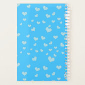 Blue Hearts Daily Budget Planner (Achterkant)