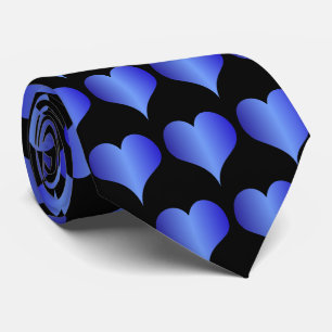 Blue Hearts Ontwerp Stropdas
