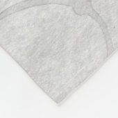 Blue Hearts Personalized Fleece Blanket Deken (Hoek)