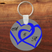 Blue Hearts sleutelhanger (Voorkant)