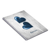 Blue Hearts, speciaal Notitieboek (Rechterzijde)