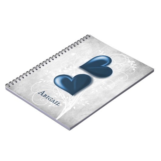 Blue Hearts, speciaal Notitieboek (Linkerzijde)
