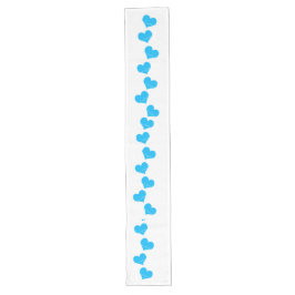 Blue Hearts Table Runner Lange Tafelloper