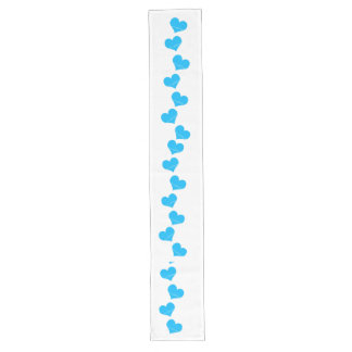 Blue Hearts Table Runner Lange Tafelloper