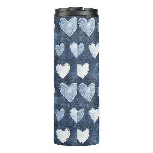 Blue Hearts Thermosbeker (Achterkant)