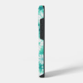 Blue Hearts Tie Dye iPhone Hoesje (Linkerkant)