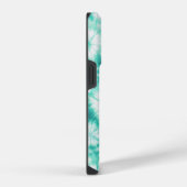 Blue Hearts Tie Dye iPhone Hoesje (Rechterkant)