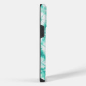 Blue Hearts Tie Dye iPhone Hoesje (Rechterkant)