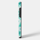 Blue Hearts Tie Dye iPhone Hoesje (Linkerkant)