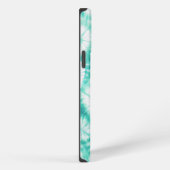 Blue Hearts Tie Dye iPhone Hoesje (Rechterkant)
