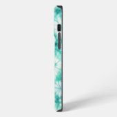 Blue Hearts Tie Dye iPhone Hoesje (Linkerkant)