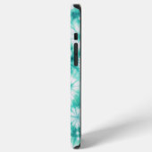 Blue Hearts Tie Dye iPhone Hoesje (Linkerkant)