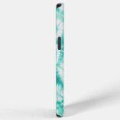 Blue Hearts Tie Dye iPhone Hoesje (Rechterkant)