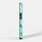 Blue Hearts Tie Dye iPhone Hoesje (Rechterkant)