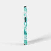 Blue Hearts Tie Dye iPhone Hoesje (Rechterkant)