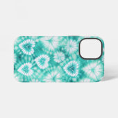 Blue Hearts Tie Dye iPhone Hoesje (Achterkant horizontaal)
