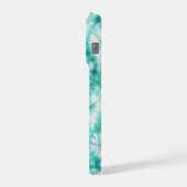 Blue Hearts Tie Dye iPhone Hoesje (Linkerkant)