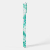 Blue Hearts Tie Dye iPhone Hoesje (Rechterkant)