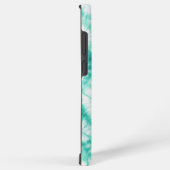 Blue Hearts Tie Dye Samsung Galaxy Hoesje (Rechterkant)