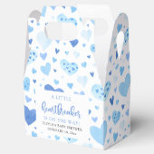 Blue Hearts Valentijn Heartbreaker Baby shower Bedankdoosjes (Geopend)