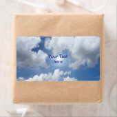 Blue Heaven Clouds + jouw ideeën Etiket (Insitu)