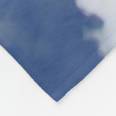 Blue Heaven Clouds + jouw ideeën Fleece Deken (Hoek)