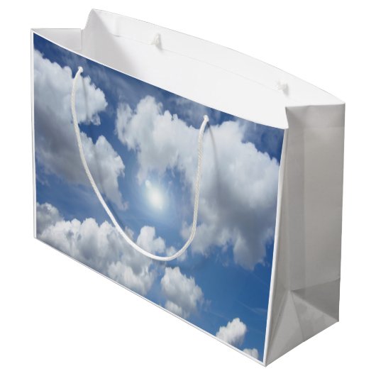 Blue Heaven Clouds + jouw ideeën Groot Cadeauzakje (Achterkant Gekanteld)